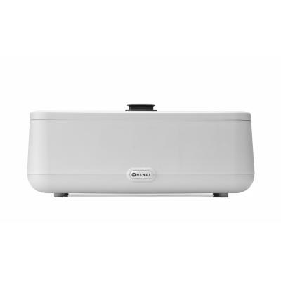 Chafing dish UNIQ, HENDI, designed by Robert Bronwasser, GN 1/1, Bílá, 230V/700W, 607x402x(H)245mm | 470428